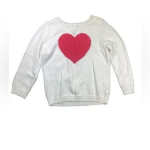 CRAZY 8 SWEATSHIRT HEART FOR GIRLS SIZE 4